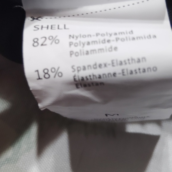 Charmo Maternity Bathing Suit One Piece Ruched Scoop Neck Swimsuit Scallop Edges - Picture 5 of 6